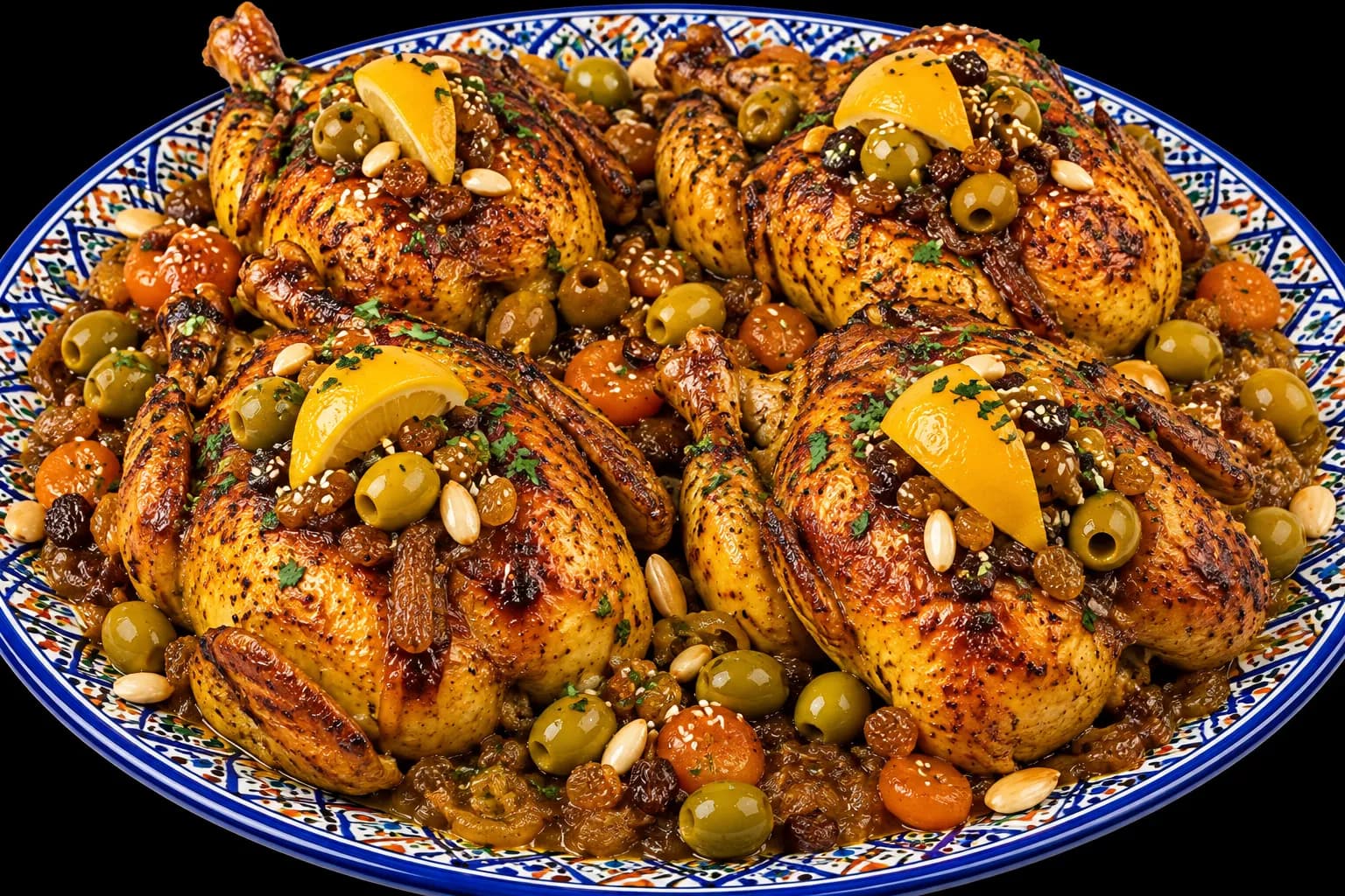 poulet au dghmira (4 poulet)