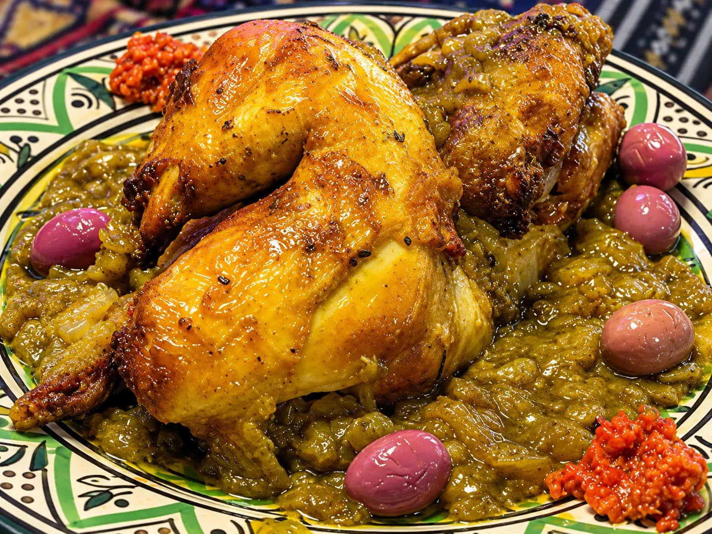 poulet au dghmira 1/2